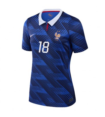 Frankrig Warren Zaire-Emery #18 Hjemmebanetrøje Dame VM 2026 Kortærmet